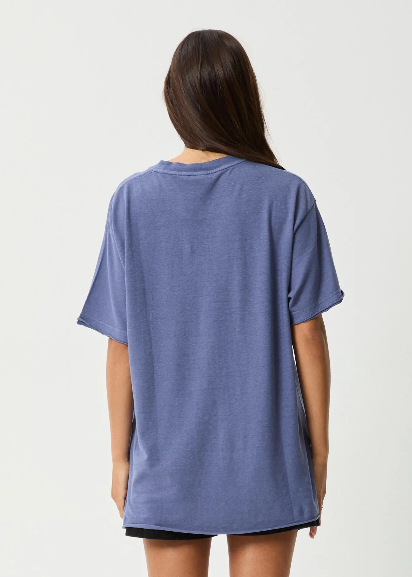 Tees & Shirts|Essentials<Afends Slay - Oversized Tee Washed Marlin