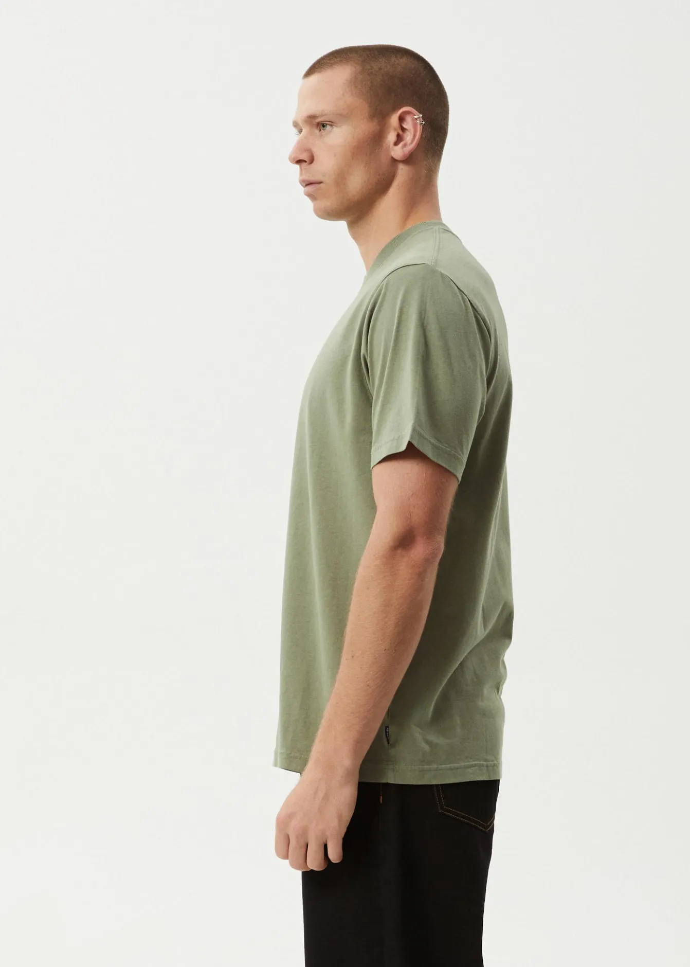 T-Shirts<Afends Smell The Roses - Retro Tee Oil Green