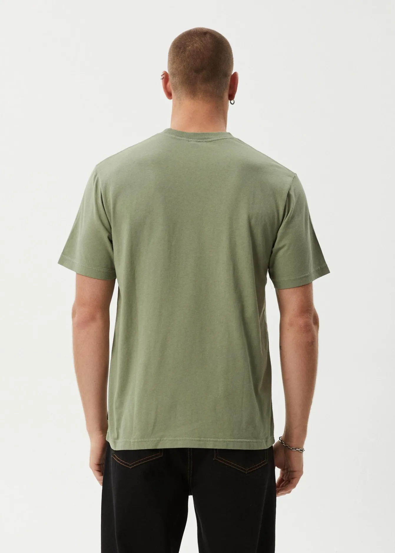 T-Shirts<Afends Smell The Roses - Retro Tee Oil Green