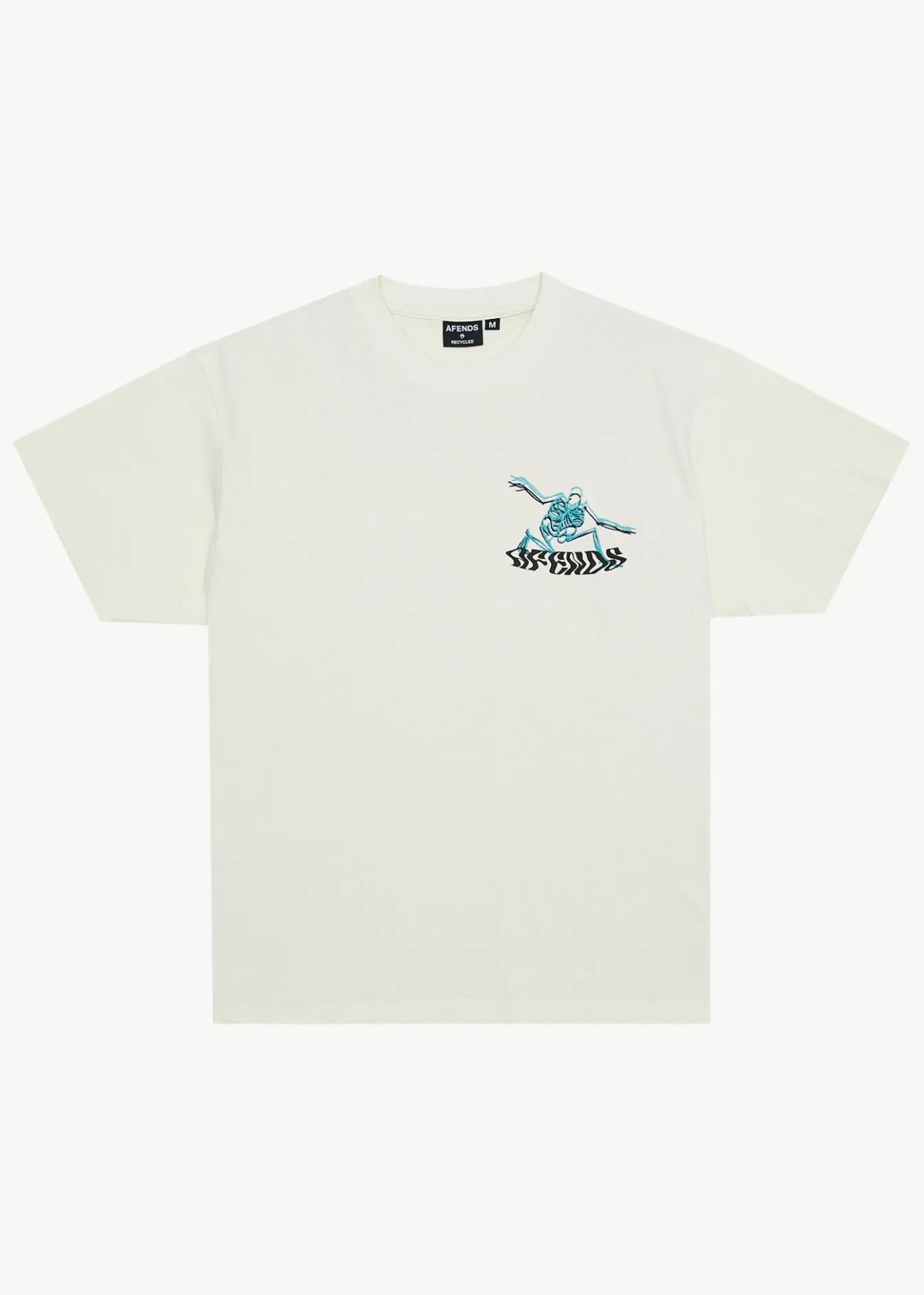 T-Shirts<Afends Smiling Assassin - Boxy Tee Limestone