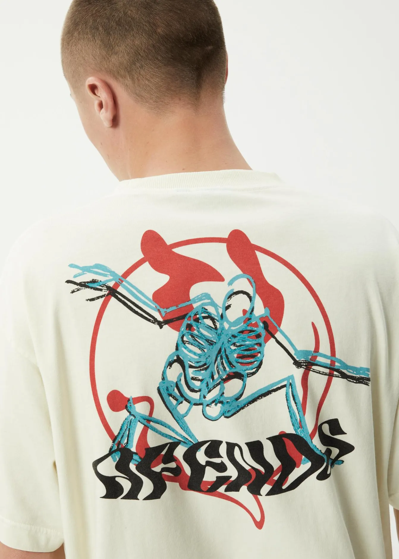 T-Shirts<Afends Smiling Assassin - Boxy Tee Limestone