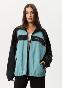 Jackets|Outerwear<Afends Spicy  - Sports Spray Jacket Ocean Spray