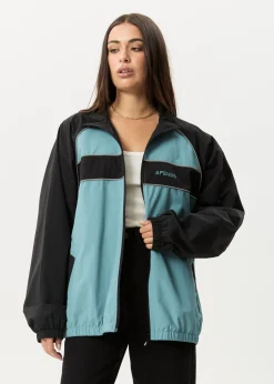 Jackets|Outerwear<Afends Spicy  - Sports Spray Jacket Ocean Spray