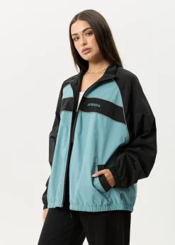 Jackets|Outerwear<Afends Spicy  - Sports Spray Jacket Ocean Spray