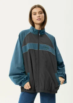 Jackets|Outerwear<Afends Spicy  - Sports Spray Jacket Black