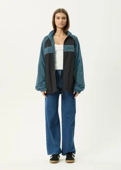 Jackets|Outerwear<Afends Spicy  - Sports Spray Jacket Black