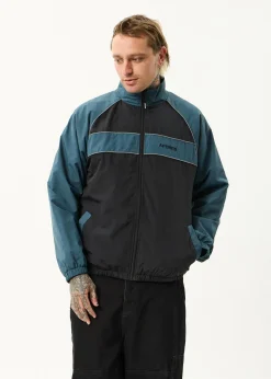 Jackets|Outerwear<Afends Spicy  - Sports Spray Jacket Black