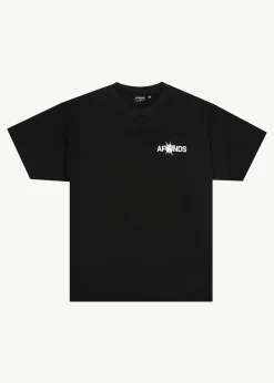 T-Shirts<Afends Spiked - Heavyweight Boxy Tee Black