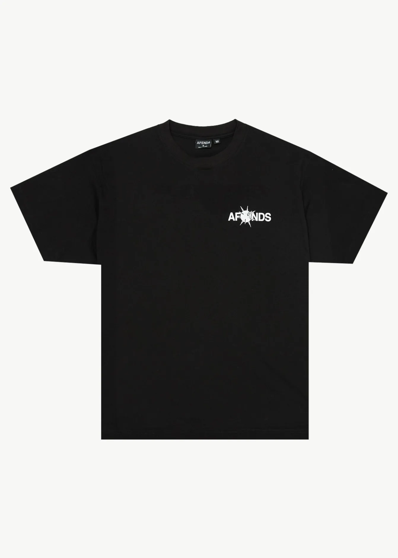 T-Shirts<Afends Spiked - Heavyweight Boxy Tee Black