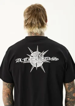 T-Shirts<Afends Spiked - Heavyweight Boxy Tee Black