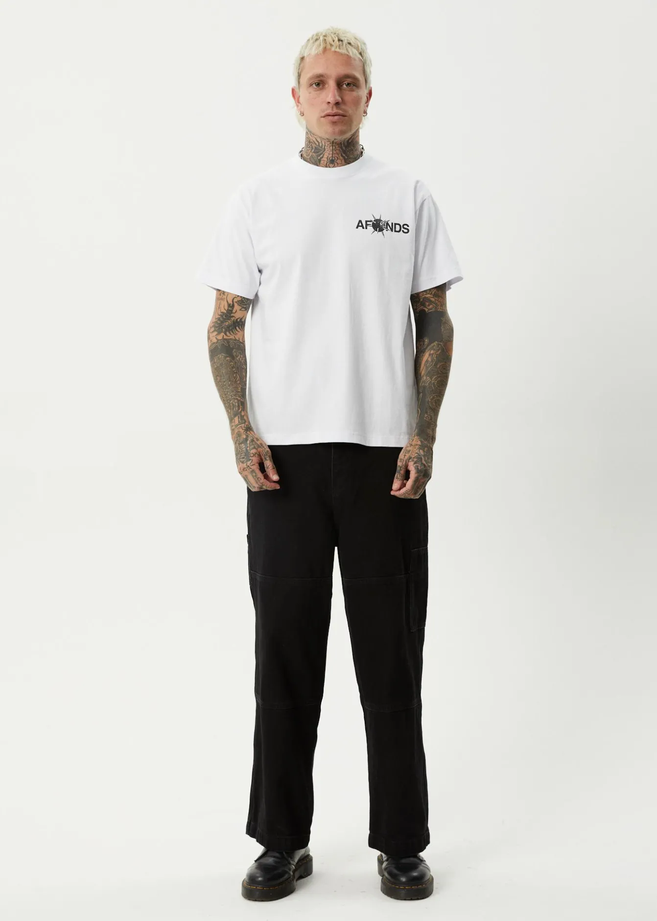T-Shirts<Afends Spiked - Heavyweight Boxy Tee White