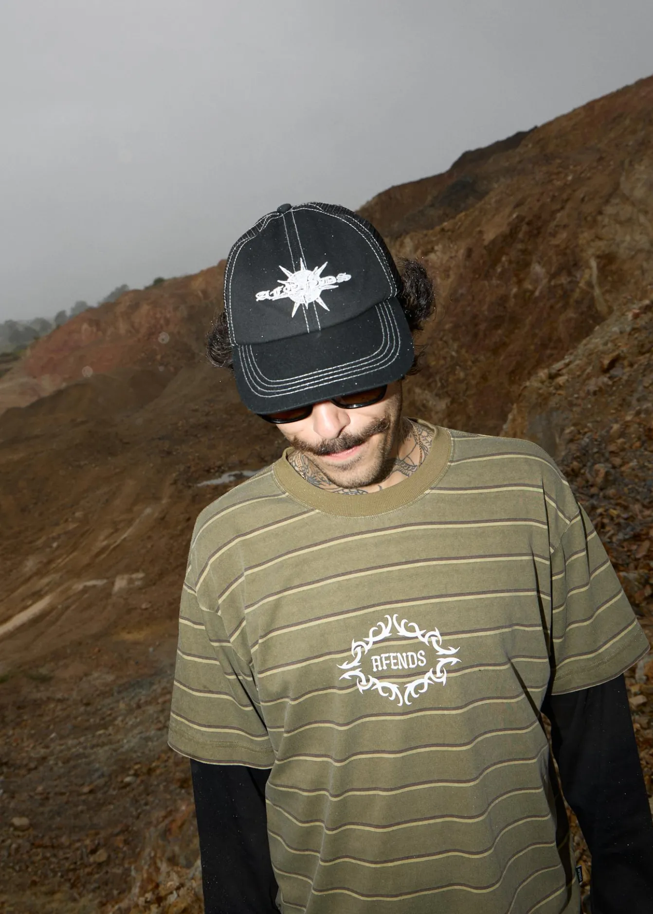 Accessories|Accessories<Afends Spiked - Six Panel Cap Black