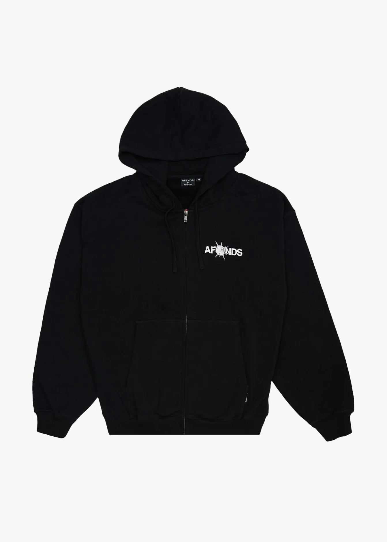 Sweaters & Hoodies<Afends Spiked - Zip Hood Black