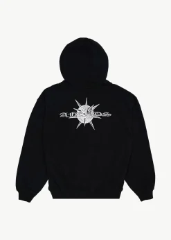 Sweaters & Hoodies<Afends Spiked - Zip Hood Black