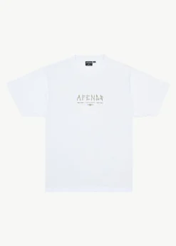 T-Shirts<Afends Spinal  - Boxy Tee White