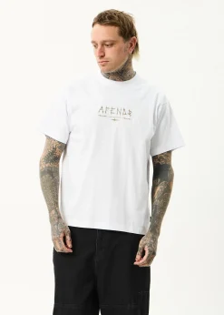 T-Shirts<Afends Spinal  - Boxy Tee White