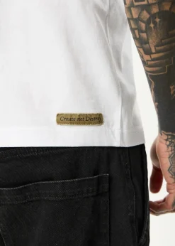 T-Shirts<Afends Spinal  - Boxy Tee White