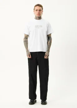 T-Shirts<Afends Spinal  - Boxy Tee White