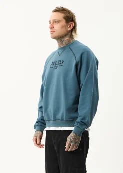 Sweaters & Hoodies<Afends Spinal  - Raglan Crew Neck Jumper Fuel