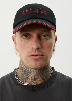 Accessories|Accessories<Afends Spinal  - Six Panel Cap Black