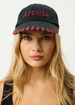 Accessories|Accessories<Afends Spinal  - Six Panel Cap Black