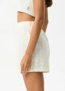 Sets & Co-Ords|Shorts<Afends Splice  - Boxer Short White / Lemongrass