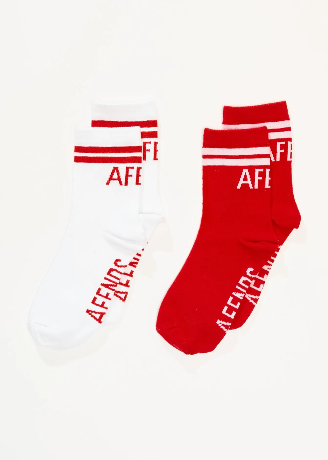 Accessories|Accessories<Afends Split - Socks Two Pack Tomato