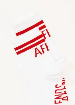 Accessories|Accessories<Afends Split - Socks Two Pack Tomato