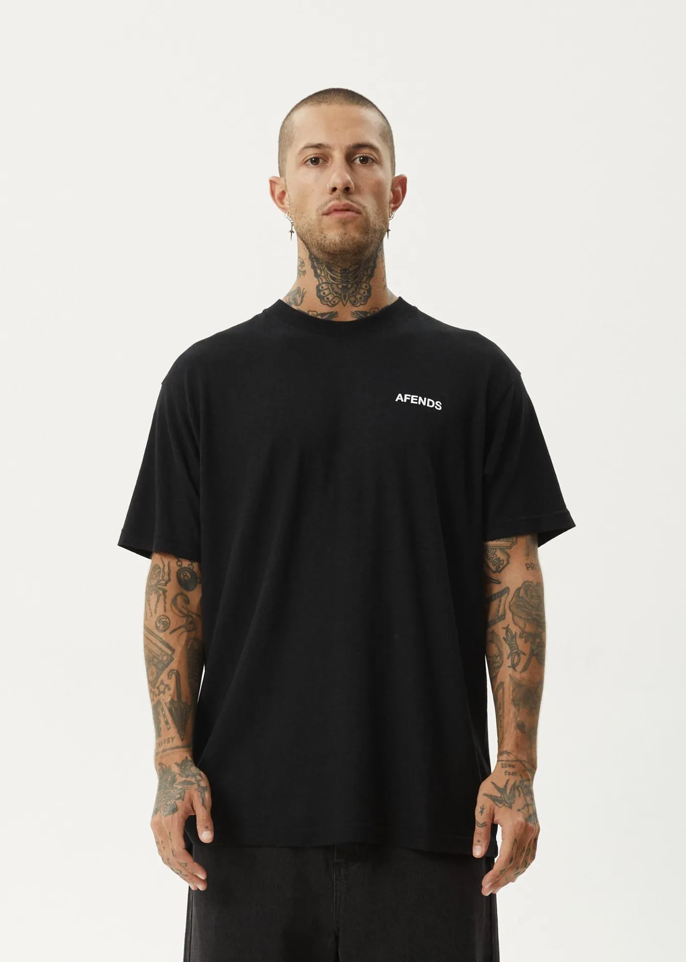 T-Shirts<Afends Staple - Boxy Tee Black