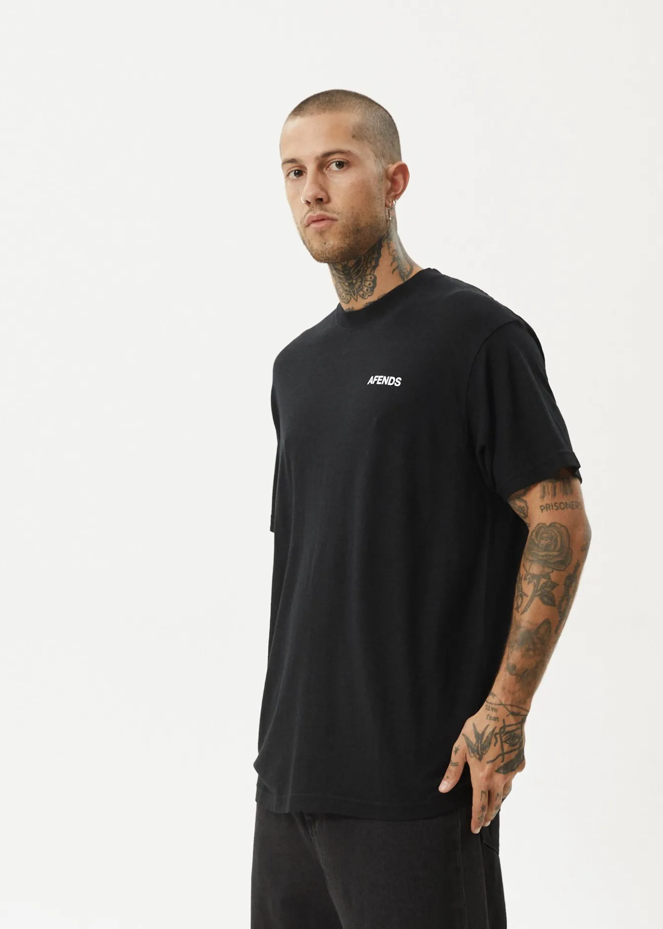 T-Shirts<Afends Staple - Boxy Tee Black