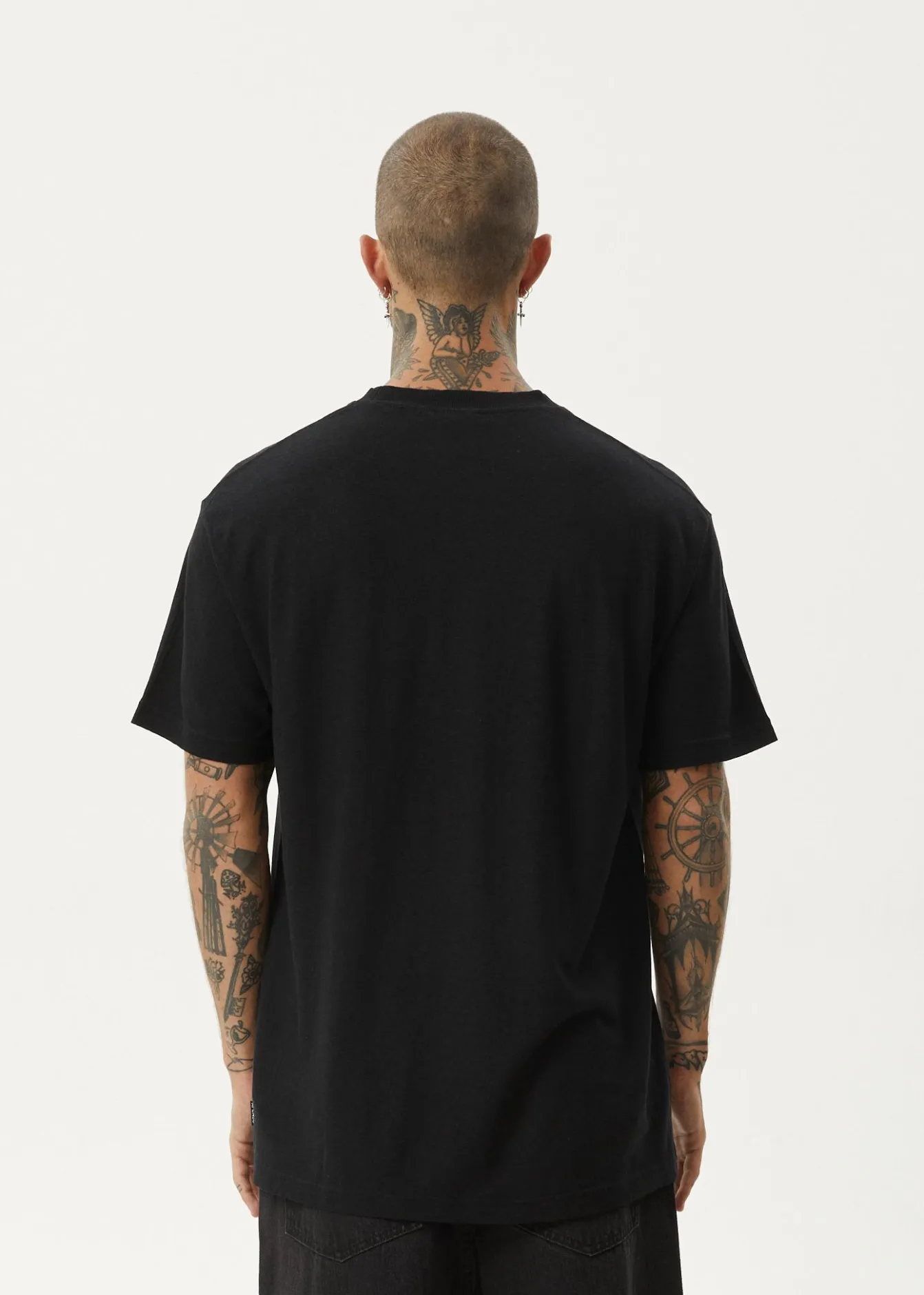 T-Shirts<Afends Staple - Boxy Tee Black