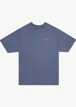 T-Shirts<Afends Staple  - Boxy Tee Washed Marlin