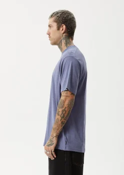 T-Shirts<Afends Staple  - Boxy Tee Washed Marlin