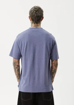 T-Shirts<Afends Staple  - Boxy Tee Washed Marlin