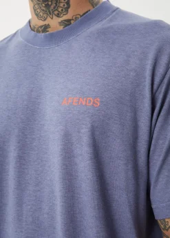 T-Shirts<Afends Staple  - Boxy Tee Washed Marlin