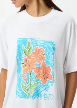 Tees & Shirts<Afends Still Life  - Oversized Tee White