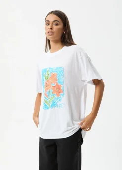Tees & Shirts<Afends Still Life  - Oversized Tee White