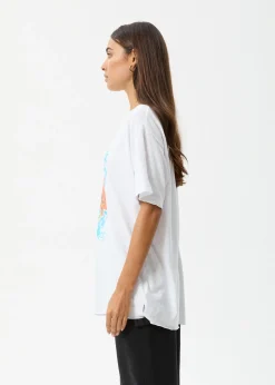 Tees & Shirts<Afends Still Life  - Oversized Tee White