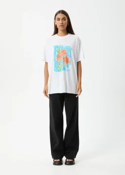 Tees & Shirts<Afends Still Life  - Oversized Tee White