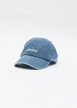Accessories|Accessories<Afends Studio  - Denim Panelled Cap Worn Blue