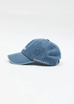 Accessories|Accessories<Afends Studio  - Denim Panelled Cap Worn Blue