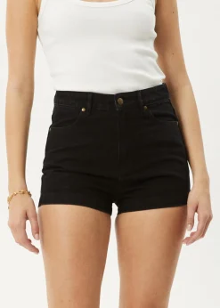 Shorts|Essentials<Afends Studio - Denim Short Washed Black