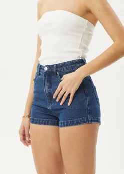 Shorts|Essentials<Afends Studio - Denim Short Authentic Blue