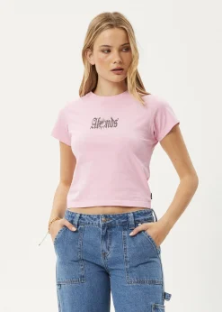 Tees & Shirts<Afends Sunbite  - Baby Tee Pink