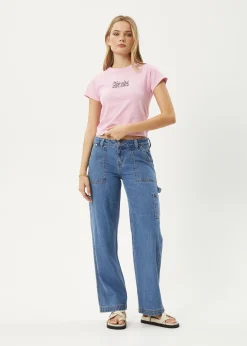 Tees & Shirts<Afends Sunbite  - Baby Tee Pink