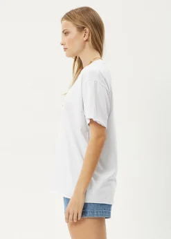 Tees & Shirts<Afends Sunny  - Oversized Tee White