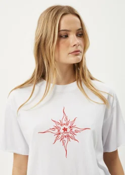 Tees & Shirts<Afends Sunny  - Oversized Tee White