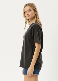 Tees & Shirts<Afends Sunny - Oversized Tee Stone Black