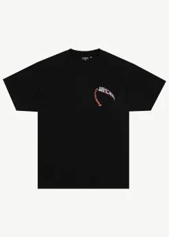 T-Shirts<Afends Surf Or Fly - Boxy Tee Black