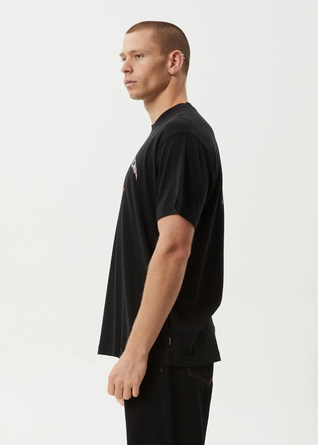 T-Shirts<Afends Surf Or Fly - Boxy Tee Black